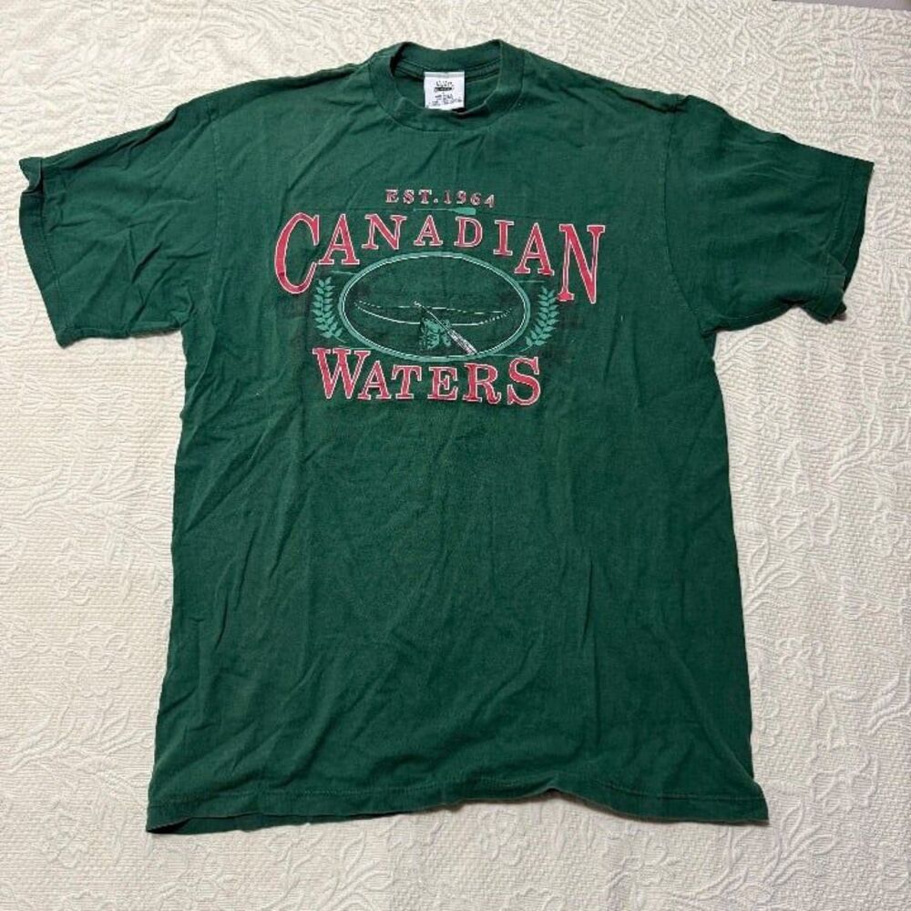 Vintage Canadian Waters Est 1964 Gopher Sport T-Shirt Size L
